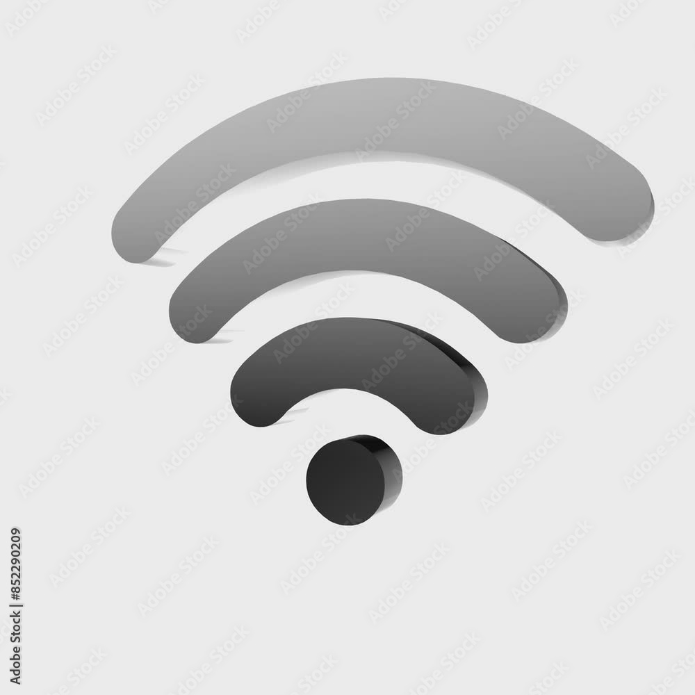 WIFI, icon, flashes, video 4k animation. WIFI symbol motion design for web design, mobile apps, up design. Wireless technology concept, sign. WIFI, icon, flashes, video 4k animation. WIFI symbol motion design for web design, mobile apps, up design. Wireless technology concept, sign.