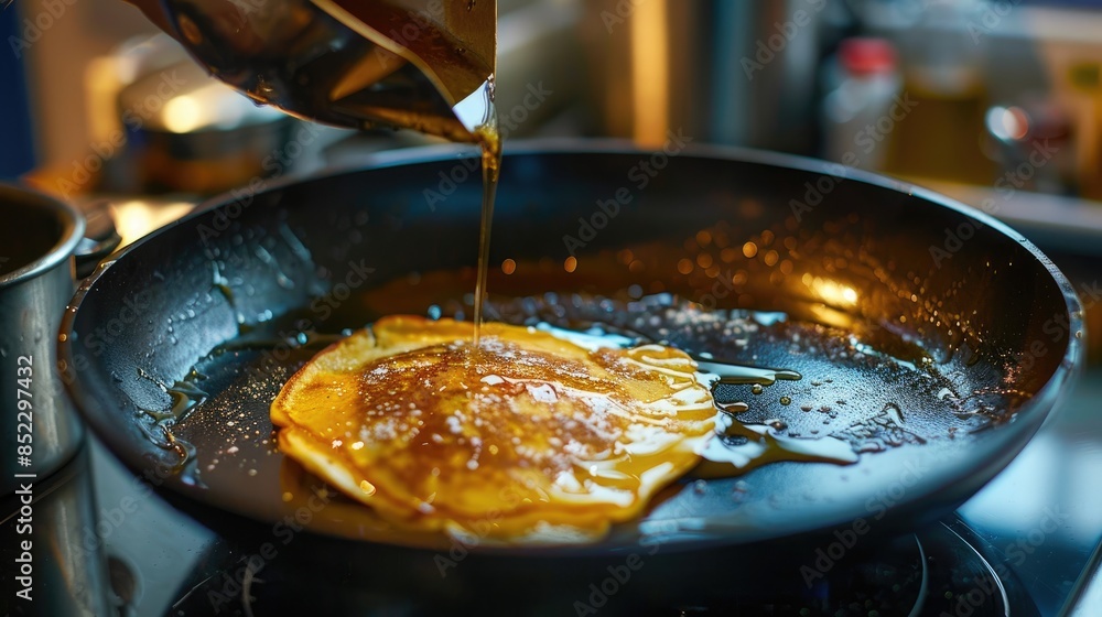 Cooking pancakes in the comfort of your own home Cooking pancakes in the comfort of your own home