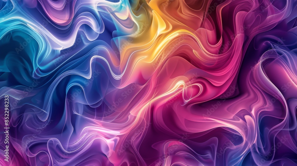 Seamless Gradient Fluid Motion Background Seamless Gradient Fluid Motion Background