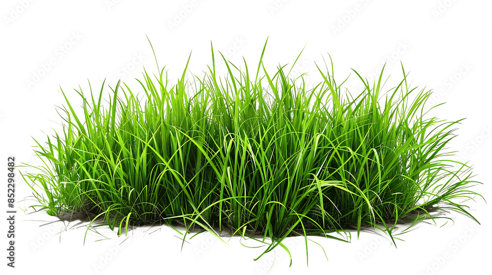 Green grass on transparent background Green grass on transparent background