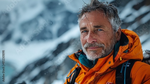 Peak Performance - Doctor Supporting Hikers on Mountain Expedition