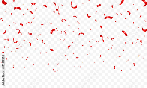 Confetti celebration vector illustration. Luxury greeting card.