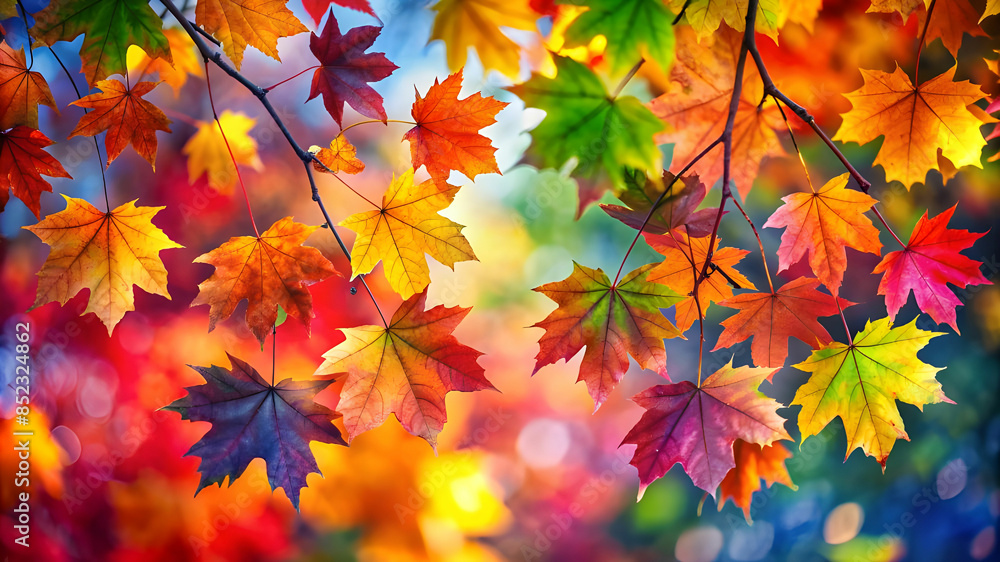 Colorful Leaves of Trees Colorful Leaves of Trees