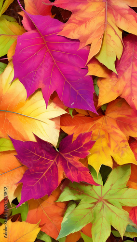 Colorful Leaves of Trees
