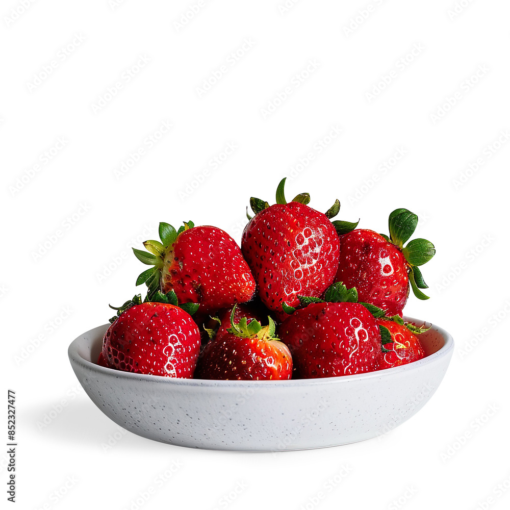 strawberries isolated on a transparent background strawberries isolated on a transparent background