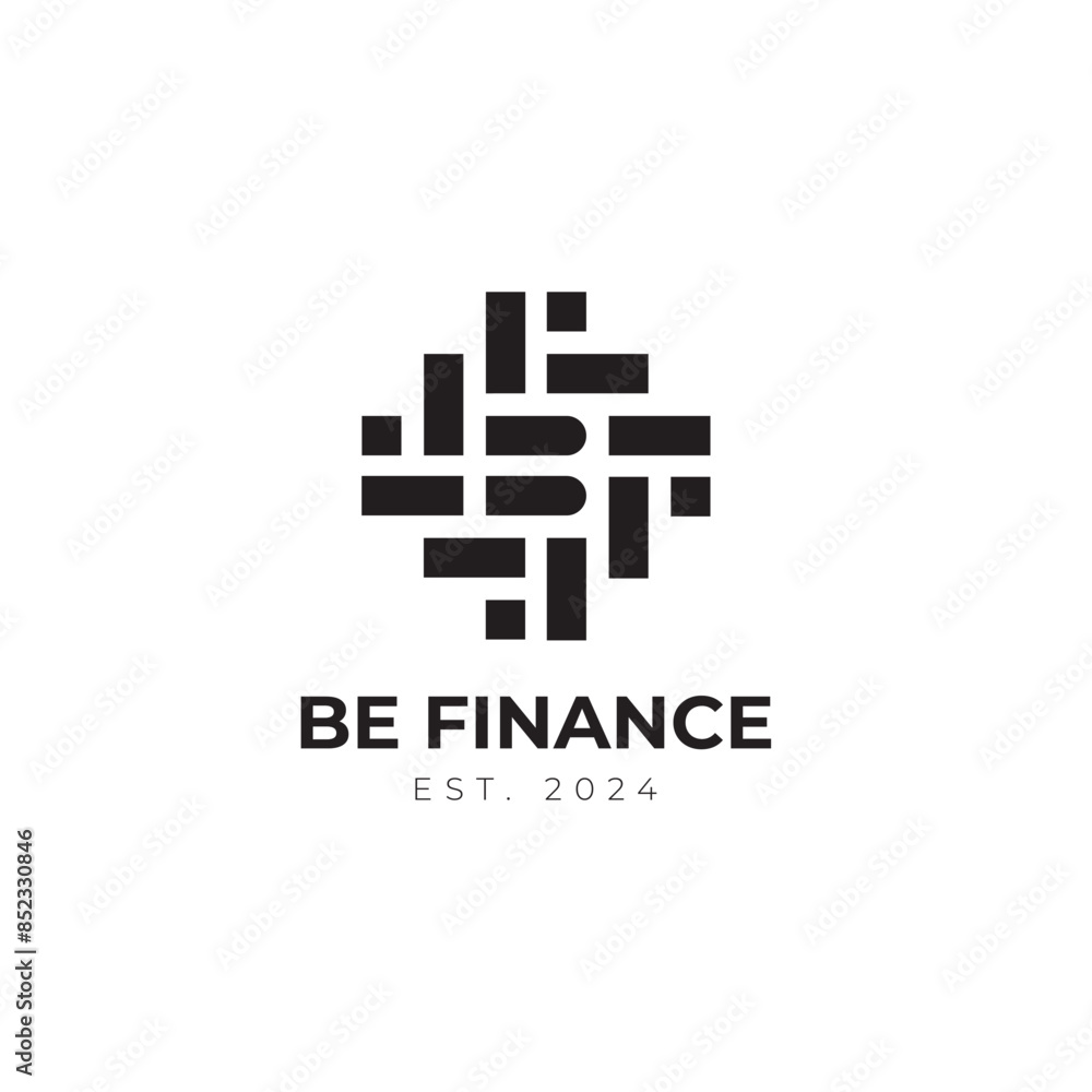 B Letter with bar chart icon logo design illustration B Letter with bar chart icon logo design illustration