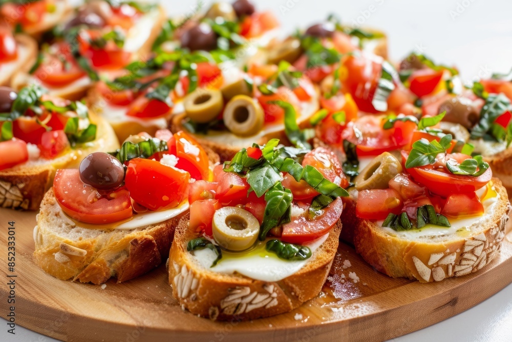 Satisfying Caprese and Olive Garlic Bread Satisfying Caprese and Olive Garlic Bread