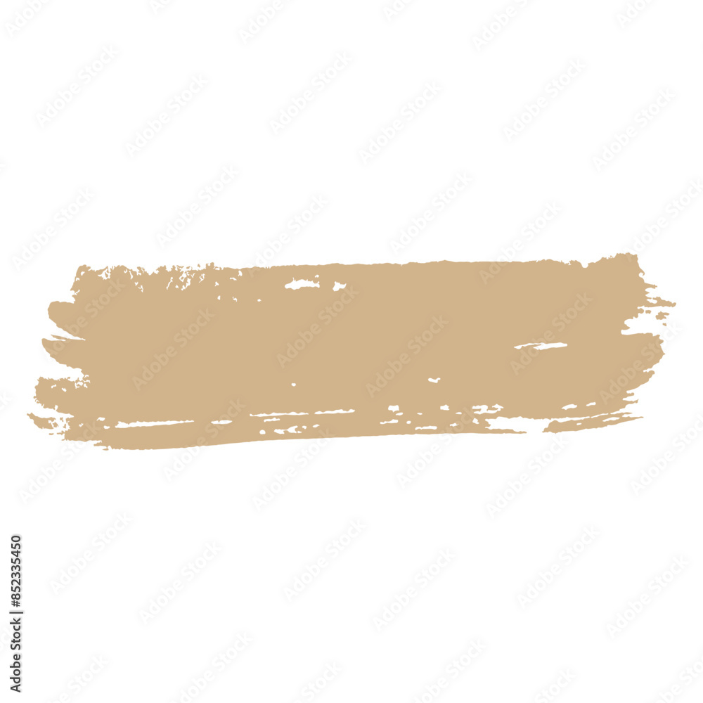 Fototapeta premium brown tan shade ink paint brush stroke