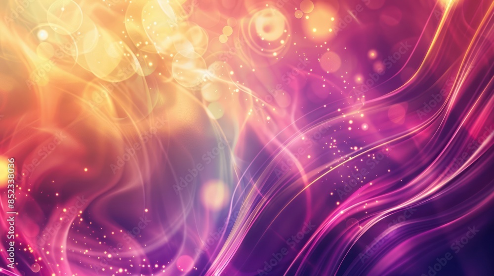 Abstract Swirling Lights and Bokeh Abstract Swirling Lights and Bokeh