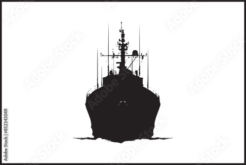 ASW Ship,
Anti-Submarine Warfare,
Military Ship,
Naval Silhouette,
Warship Silhouette,
Combat Vessel,
Defense Ship,
Maritime Security,
Navy Ship,
Silhouette Art,
Naval Warfare,
Military Silhouette,
 photo