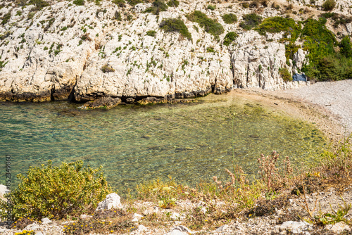 Paysage rocheux des iles du Frioul photo