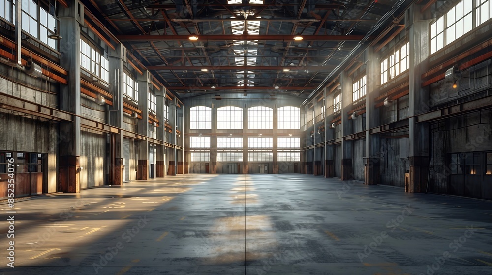 empty warehouse interior empty warehouse interior
