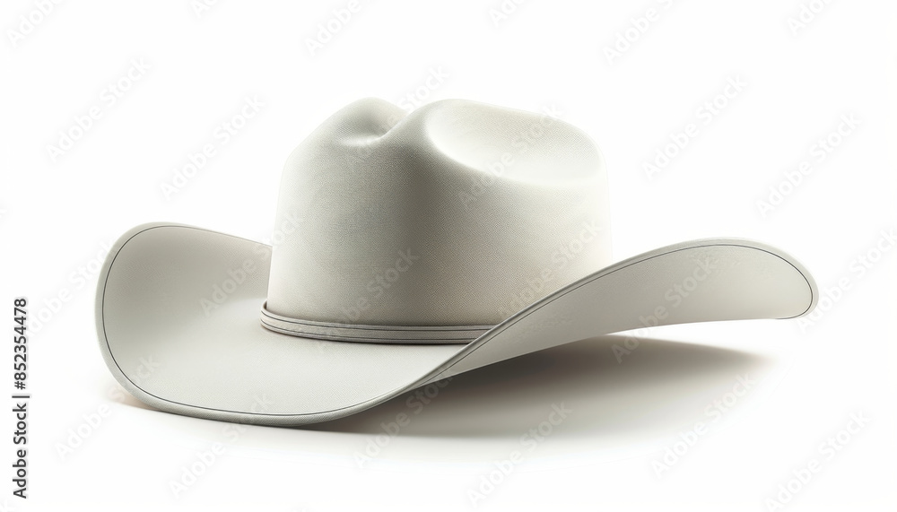 white cowboy hat isolated on white background white cowboy hat isolated on white background