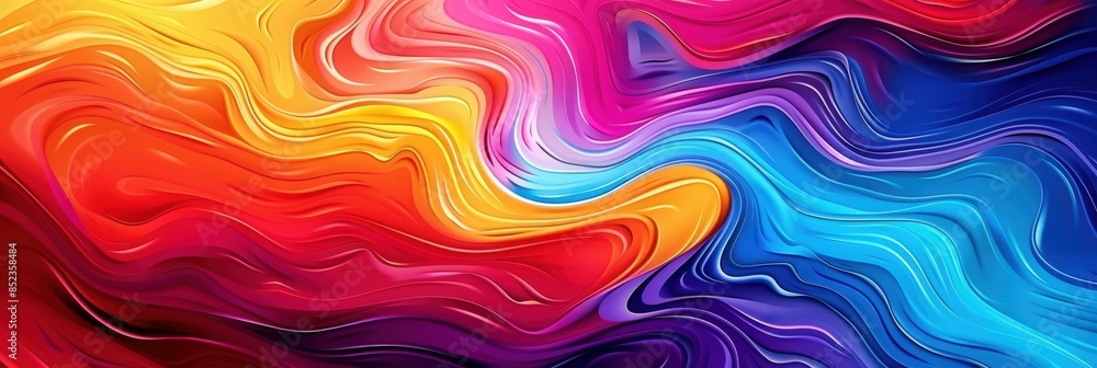 Abstract Colorful Swirling Design Abstract Colorful Swirling Design