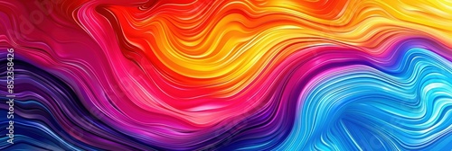 Abstract Swirls of Color