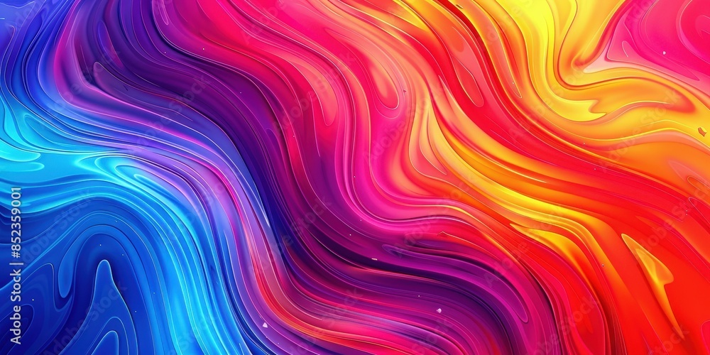 Abstract Swirling Colors in Vibrant Hues Abstract Swirling Colors in Vibrant Hues