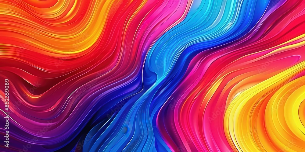 Fototapeta premium Abstract Colorful Swirls