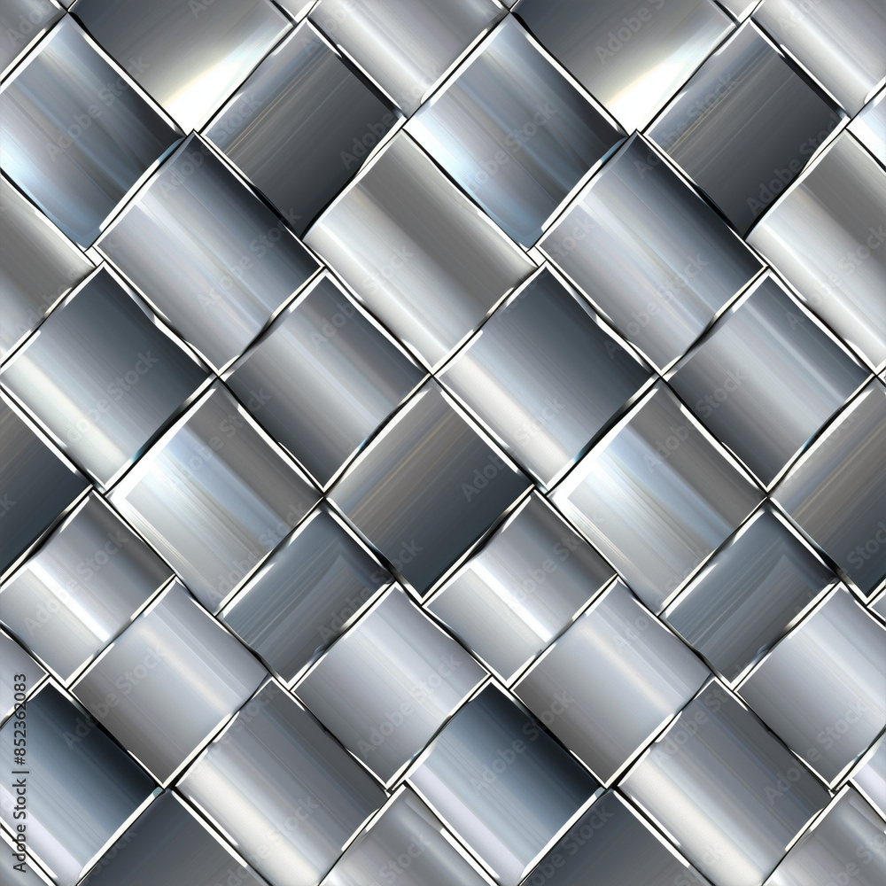 Fototapeta premium ステンレススチールとチタンの複合金属テクスチャ 