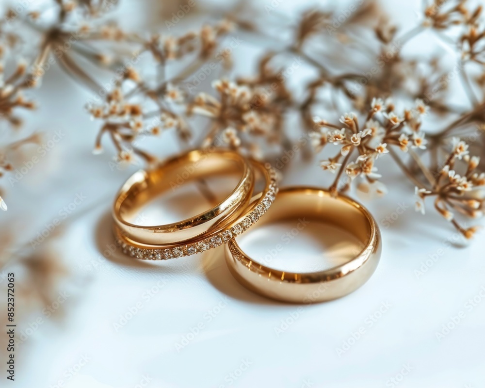 Golden Wedding Rings