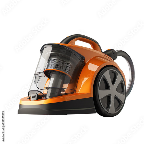 Vacuum cleaner isolated on a transparent background.