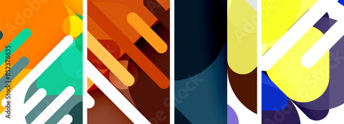 Geometric elements abstract backgrounds for wallpaper, business card, cover, poster, banner, brochure, header, website
