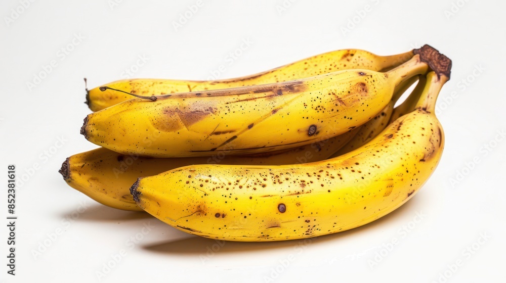Close-up of Ripe Bananas with Brown Spots Close-up of Ripe Bananas with Brown Spots