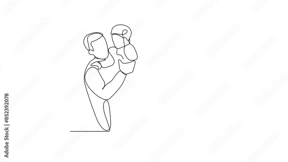 Animated self drawing of parents playing with their children vector design illustration. Family activities bring joy, strengthen bonds, and create cherished design in simple linear continuous video. Animated self drawing of parents playing with their children vector design illustration. Family activities bring joy, strengthen bonds, and create cherished design in simple linear continuous video.
