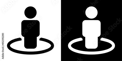 ofvs617 OutlineFilledVectorSign ofvs - person location vector icon . map marker sign . place logo . isolated transparent . outline and filled version . AI 10 / EPS 10 / PNG . g11960
