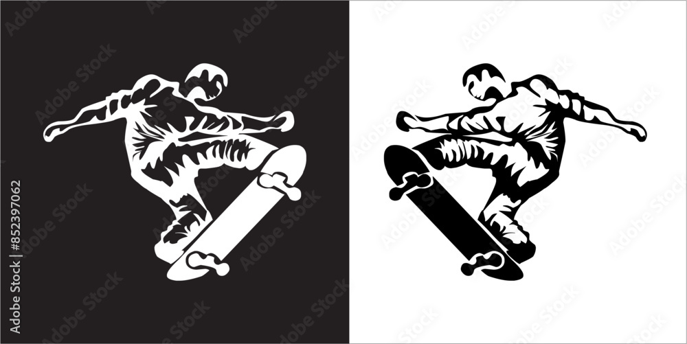 IIlustration Vector graphics of Skate icon IIlustration Vector graphics of Skate icon