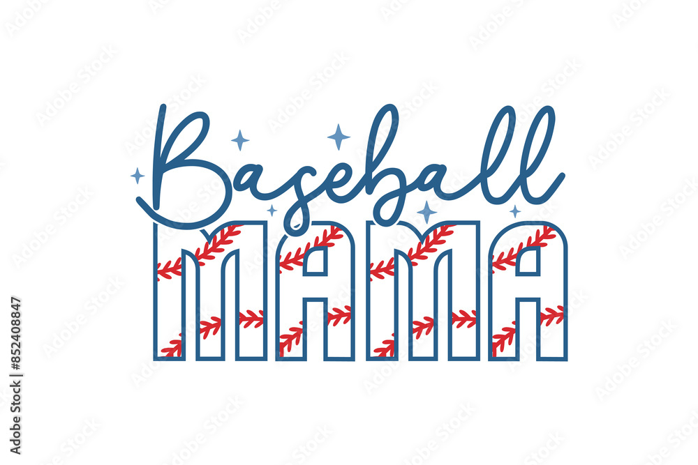 Baseball Mama SVG typography T shirt design Baseball Mama SVG typography T shirt design