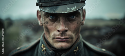 German WWI Soldier  Portrait photo