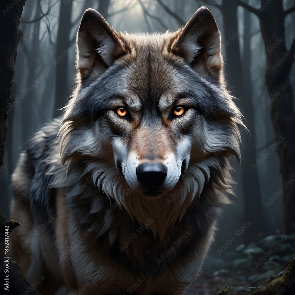 Wolf in the Forest Wolf in the Forest