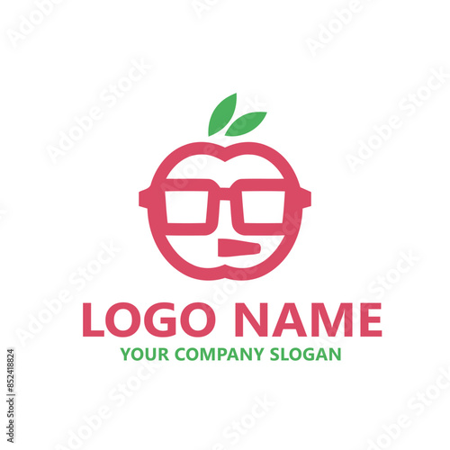 organic fruits and vegetables  logo vector