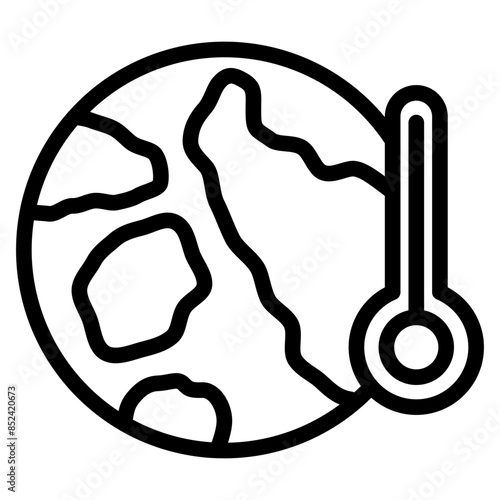 global warming icon 