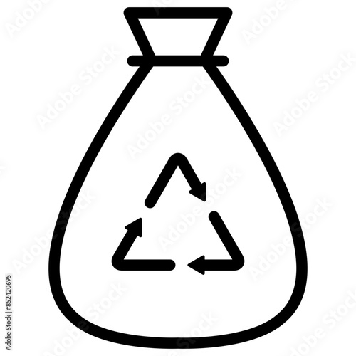 trash bag icon 