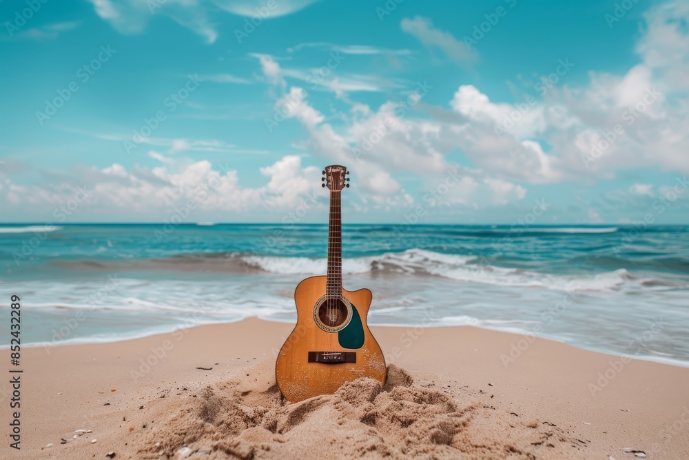 Calm & Melodic Beach Melodies. Soothe your soul with soft music notes Calm & Melodic Beach Melodies. Soothe your soul with soft music notes