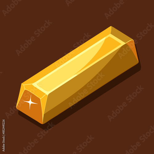 gold bars isolated