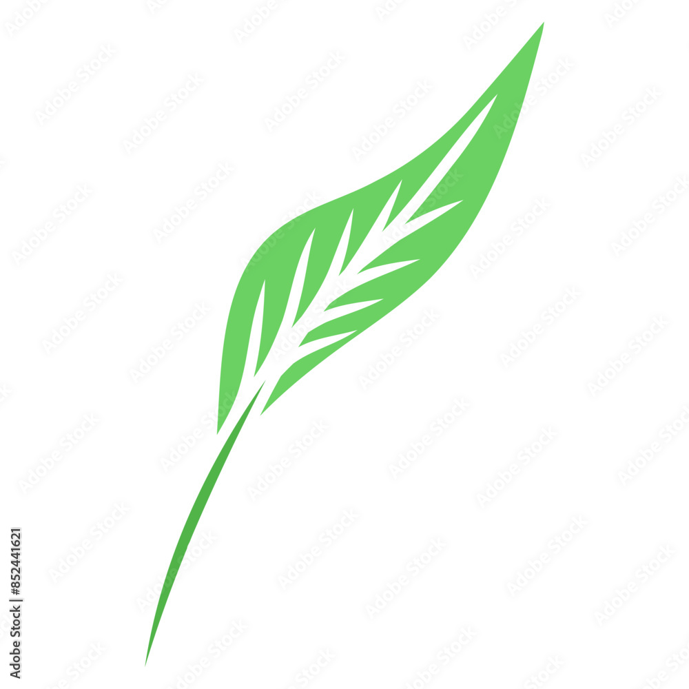 Obraz premium green plant leaf