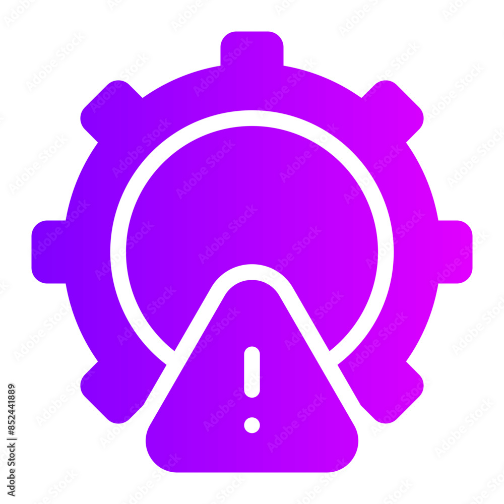 risk management gradient icon risk management gradient icon