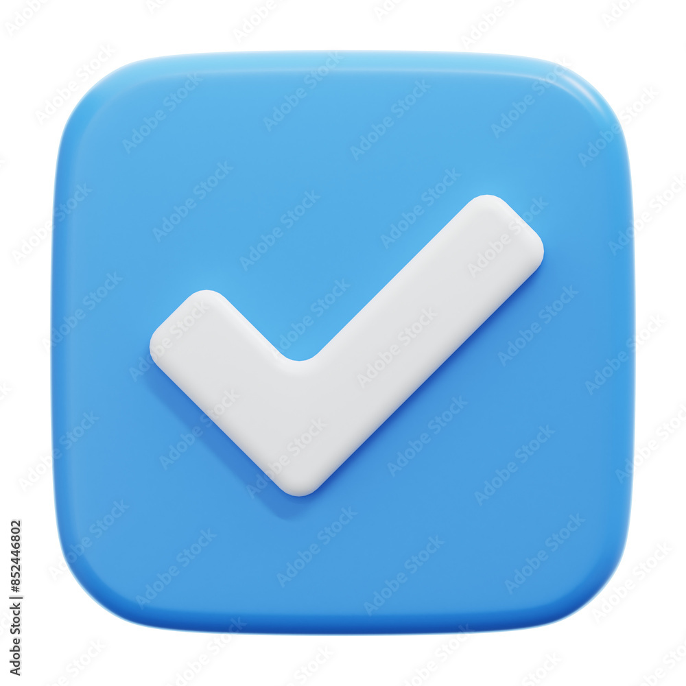 APPROVE 3D ICON ILLUSTRATION APPROVE 3D ICON ILLUSTRATION