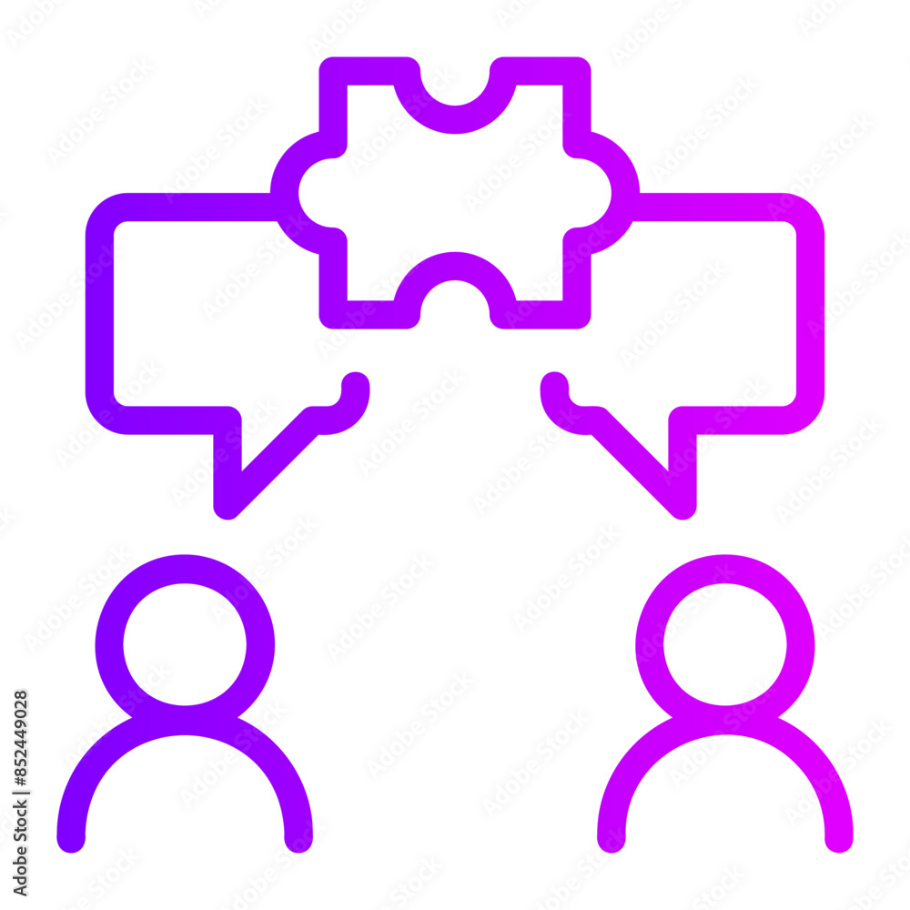 strategic consulting gradient icon strategic consulting gradient icon