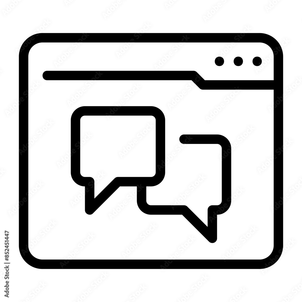 consulting line icon consulting line icon