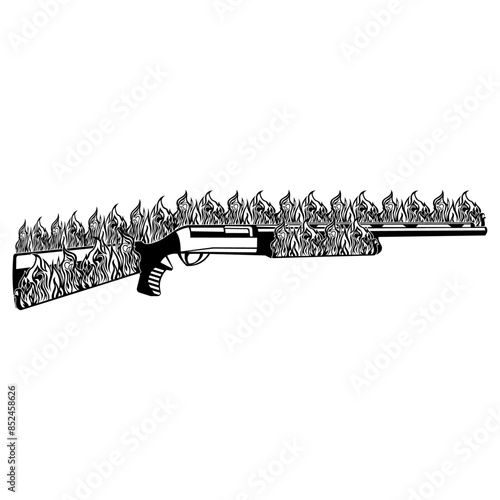 Flaming Shotgun