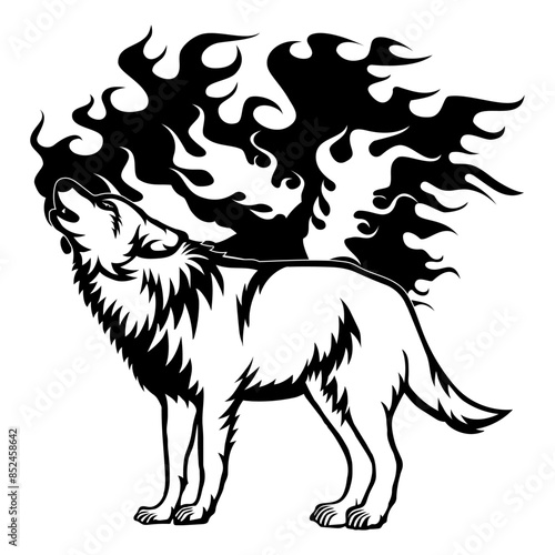 Flaming Wolf