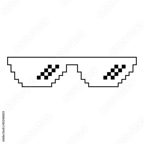 Meme Sunglasses Outline
