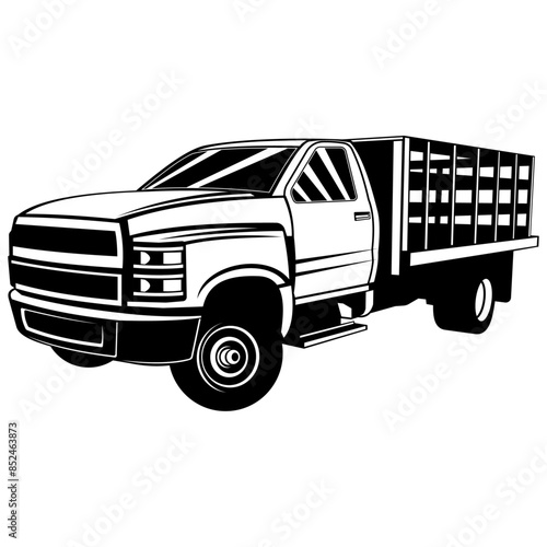Stake Bed Truck
