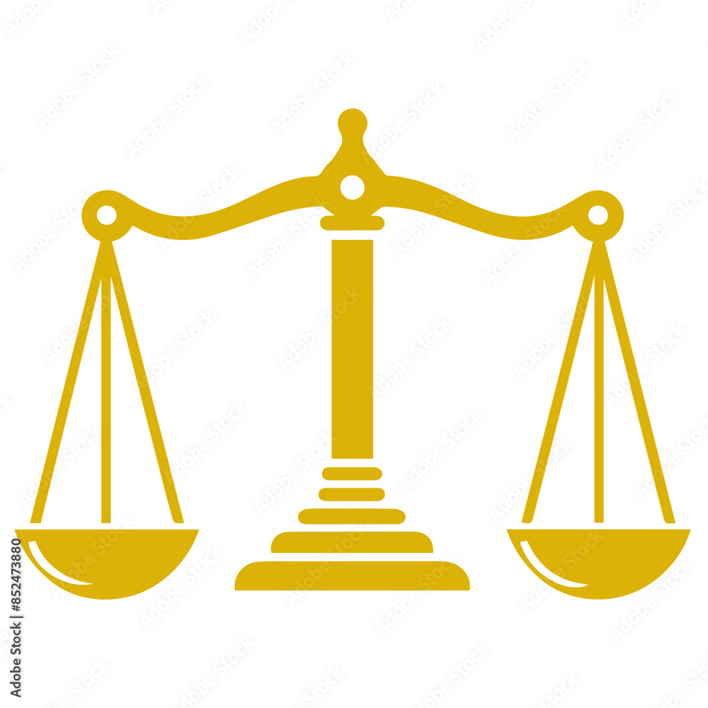 Scales of justice flat icon Scales of justice flat icon