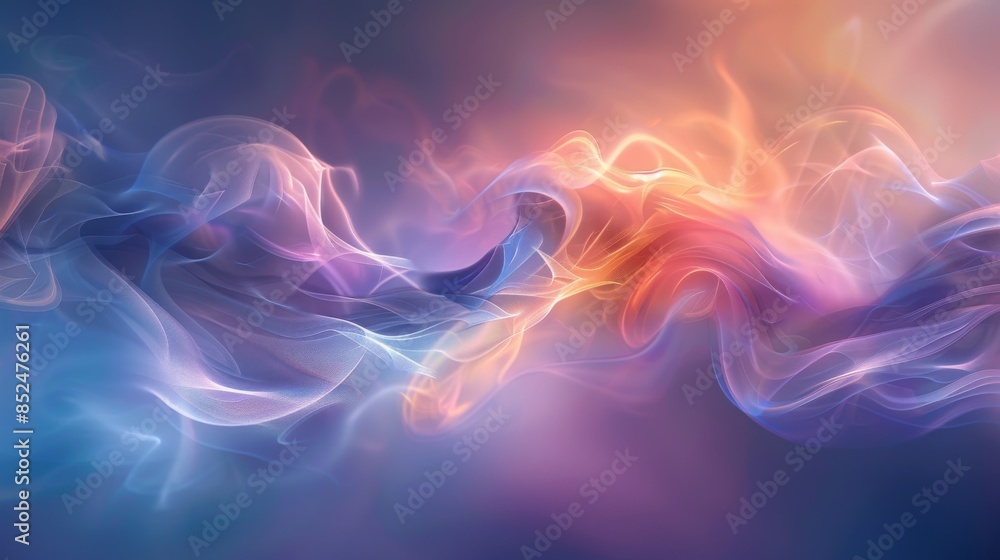 Detailed Shot of Vibrant Abstract Curves Detailed Shot of Vibrant Abstract Curves