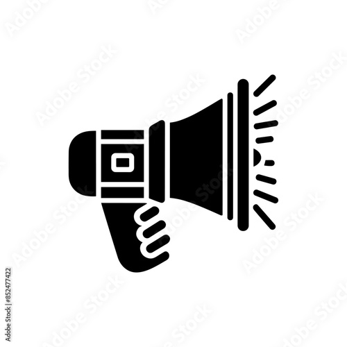 marketing, loudspeaker, icon, graphic, silhouette, advertising, announcement, leadership, business, news, audio, communication,alert