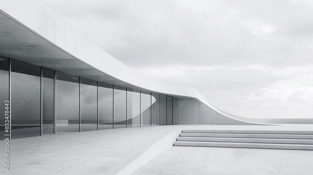 Obraz premium Modern villa with open plan living